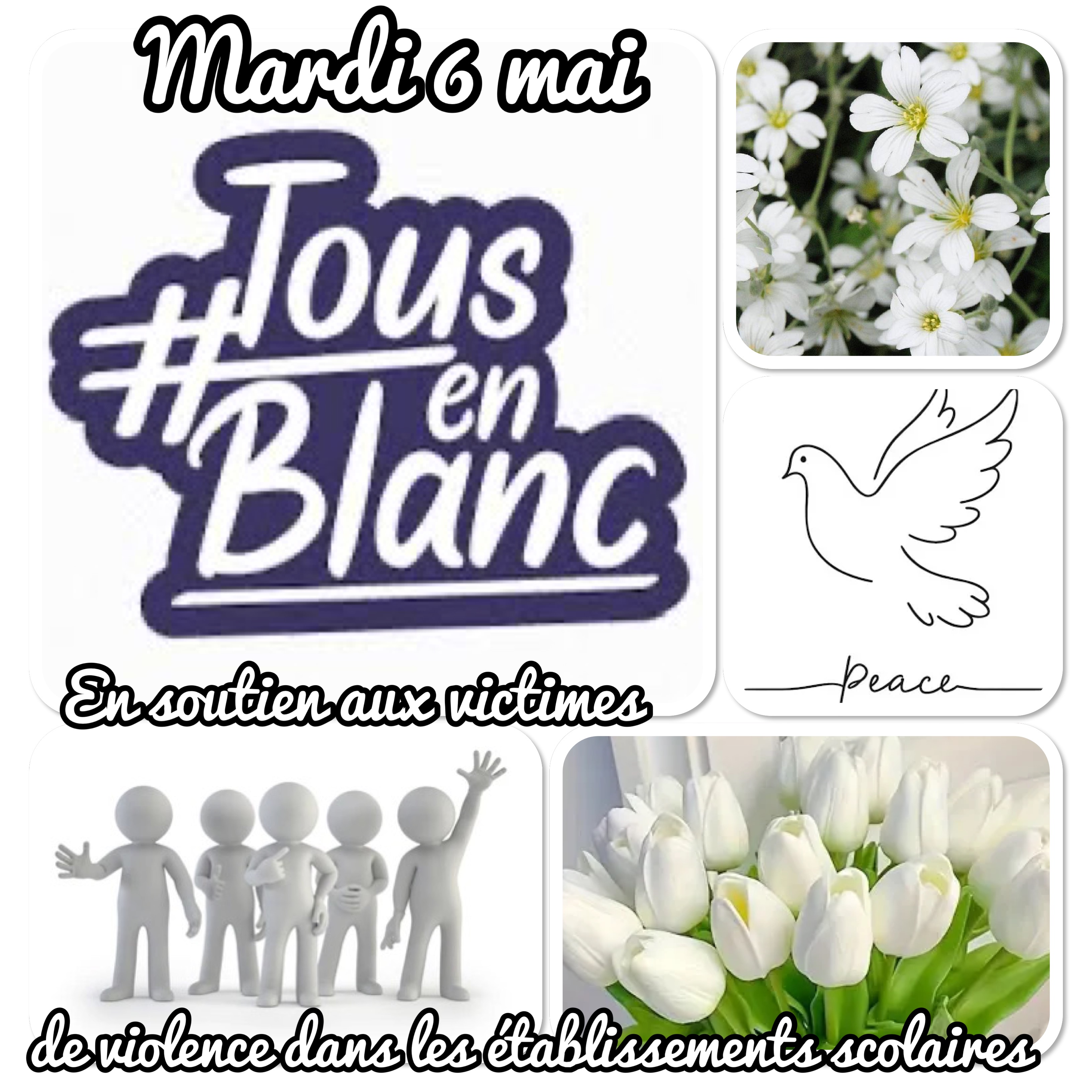  #TousEnBlanc