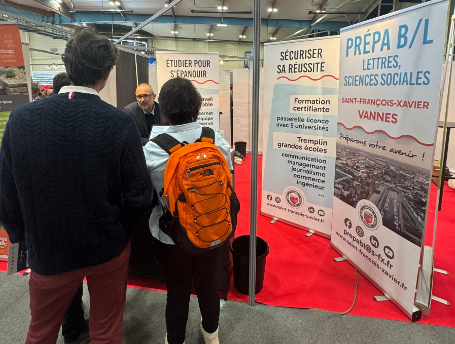 La prépa B/L de Saint-François-Xavier au Salon de l’Étudiant !
