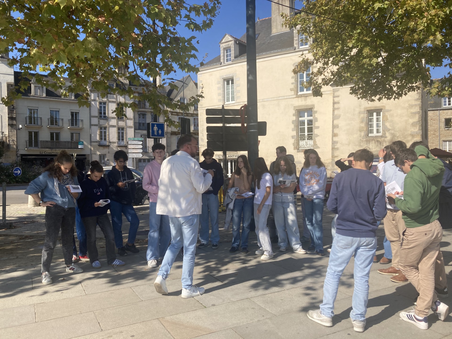 La 2nde 3 au port de Vannes